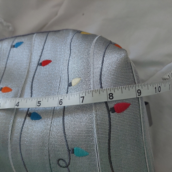 Harveys Silver Tinsel Christmas Lights Medium Park Hopper Bag - NO STRAP/CHARM - Picture 10 of 11